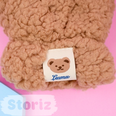 Варежки "Liumu", коричневый