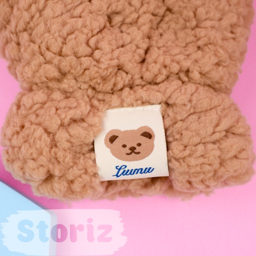 Варежки "Liumu", коричневый
