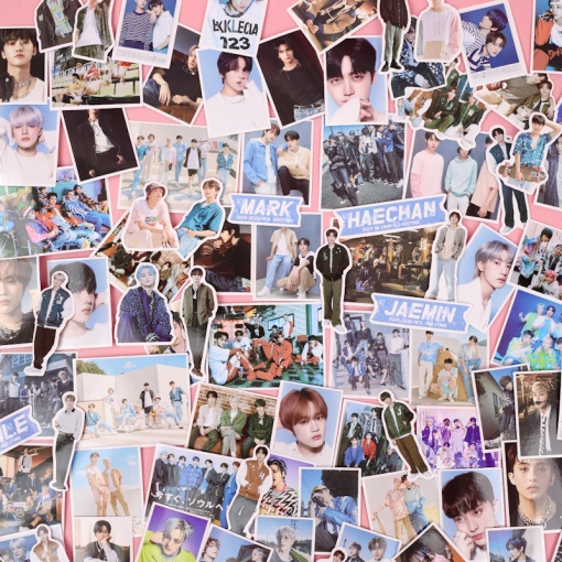 Наклейки для стикер бомбинга "K-Pop" Nct Dream (102 шт.)