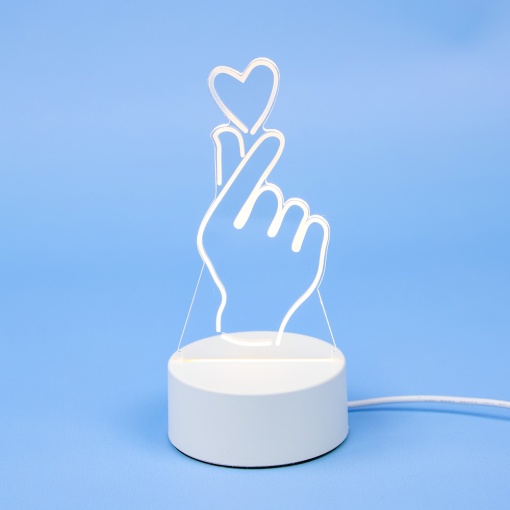 Ночник "Сердце" 3D (USB) оптом