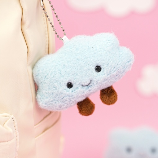 Мягкий брелок "Облако" голубой, 10 см