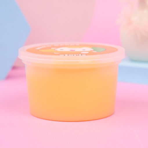 Слайм йогуртовый "Стекло" манговый, 180гр