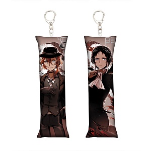 Мягкий брелок "Дакимакура" Бродячие псы №1,15см