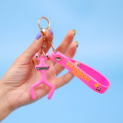 Брелок "Радужные друзья" розовый