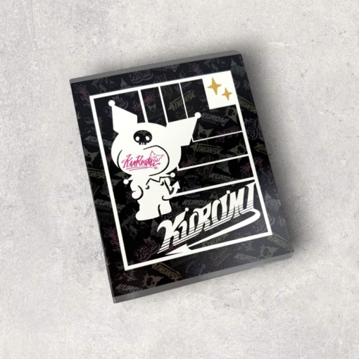 Тетрадь "Kuromi" граффити, A5, 48 листов (клетка), в ассортименте,1шт