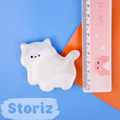 PopSocket "Котик" серый