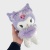 Мягкая игрушка "Куро" фиолетовое сердце, 25см
