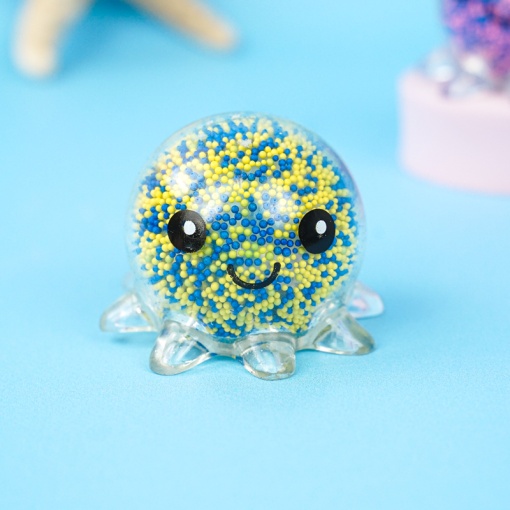 Игрушка-антистресс "Осьминожка" светящаяся