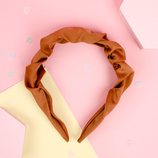 Ободок "Retro", коричневый