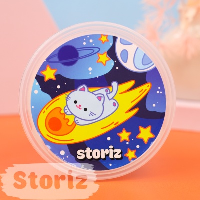 Слайм "Стекло" Party Slime перламутр, 180 гр. STORIZ