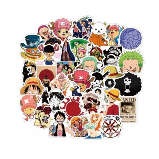 Наклейки для стикер бомбинга "One Piece" №992, 50шт