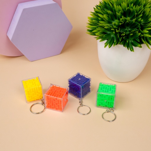 Брелок-головоломка "Лабиринт" в ассортименте 1шт
