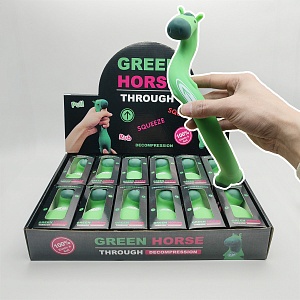 Игрушка-антистресс "Green horse" тянучка