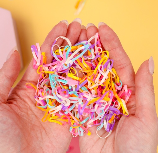 Набор силиконовых резинок для волос "Bunny №9"