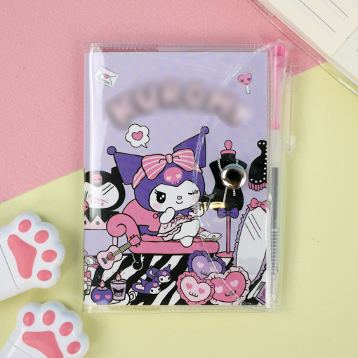 Мини-блокнот с ручкой "Kuro", в асортименте 1 шт.  