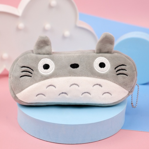 Пенал плюшевый "Тоторо" серый