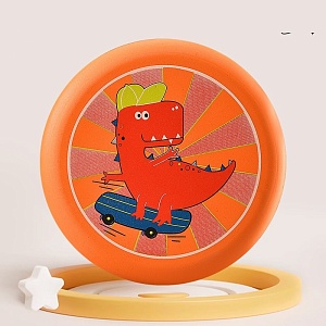 Игрушка-фрисби "Динозавр" оранжевый