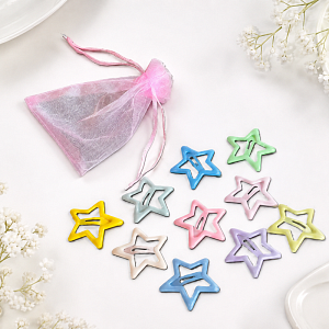 Набор заколок "Y2K small stars" pastel, 10шт