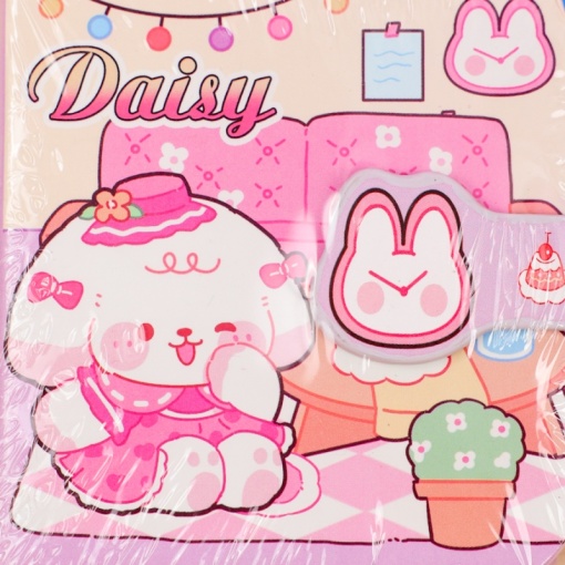 Мини-блокнот "Daisy Time House" 8х8 см, в ассортименте 1 шт.