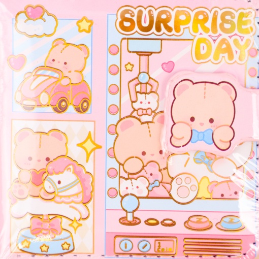 Мини-блокнот "Зайчик и Мишка" 8х8 см, в ассортименте 1шт. 