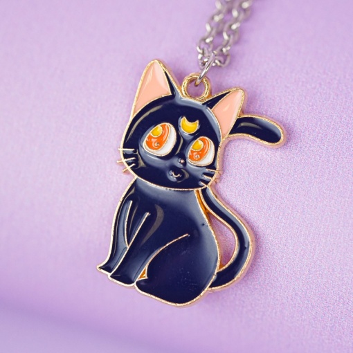 Кулон "Sailor Moon Cat" темно-синий