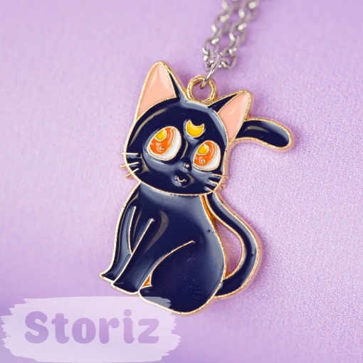 Кулон "Sailor Moon Cat" темно-синий