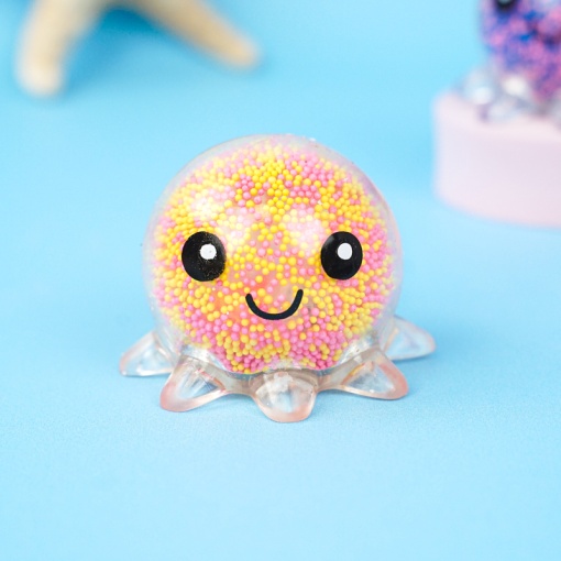 Игрушка-антистресс "Осьминожка" светящаяся