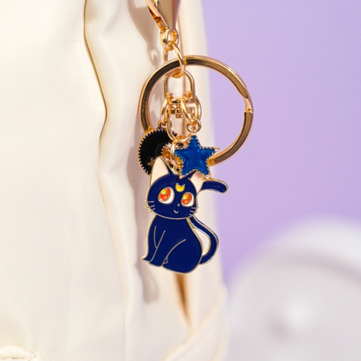 Брелок "Sailor Moon Cat" темно-синий