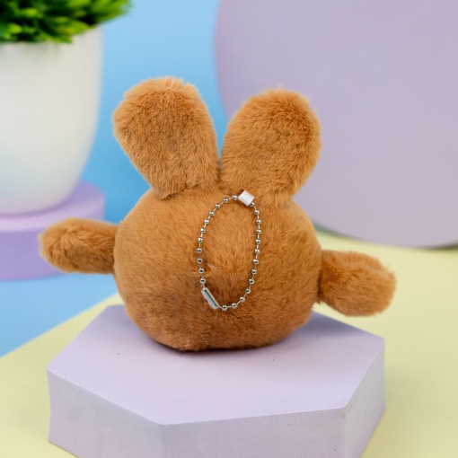 Мягкий брелок "Funny Bunny" рыжий, 10 см
