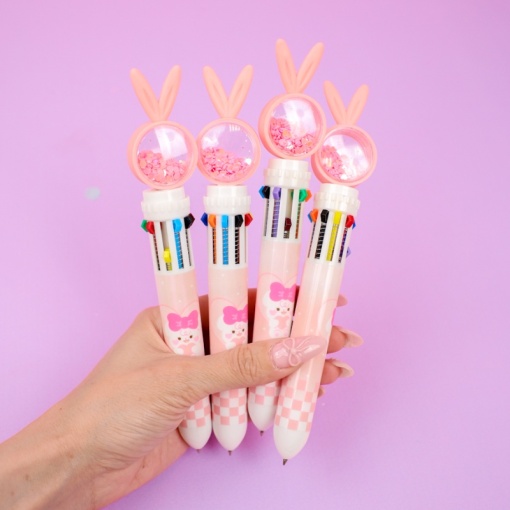 Ручка с десятью стержнями "Love Rabbit 10в1" 