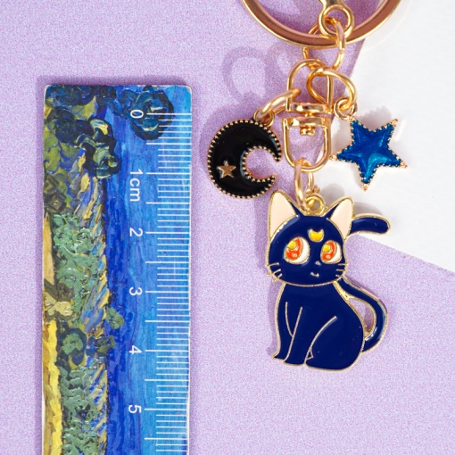 Брелок "Sailor Moon Cat" темно-синий
