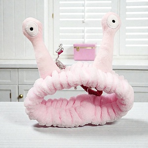 Повязка для волос "Snail eyes" розовый