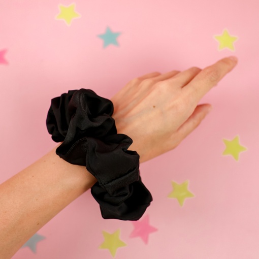Резинка для волос "Butterfly Silk", Black 