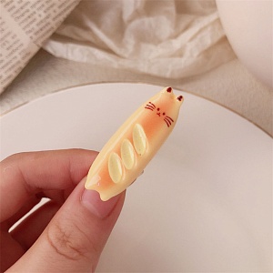 Заколка для волос "Food" кот-батон