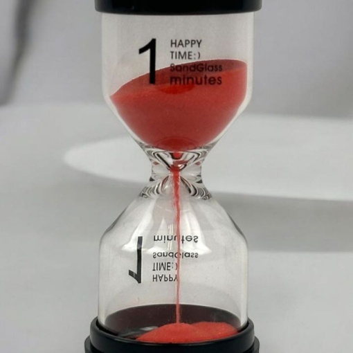 Песочные часы "Originals" оранжево-красный, 1 минута оптом