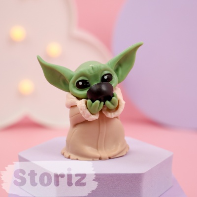 Набор фигурок "Baby Yoda" 6 см, 6 шт оптом