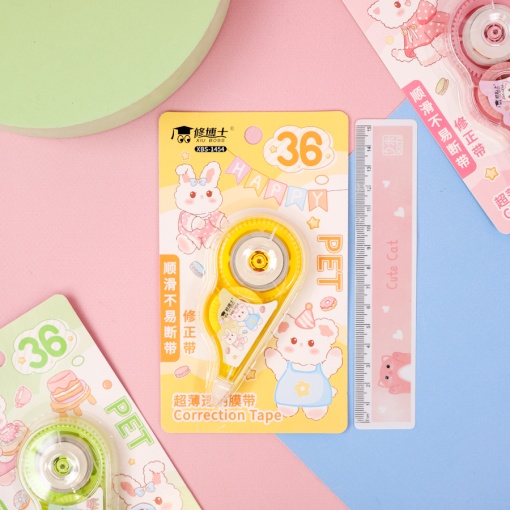 Корректор "Animals" №1454, 6м, в ассортименте 1 шт.