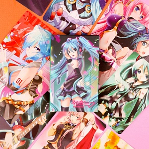 Набор картонных карточек "Hatsune Miku" №2, 30шт.