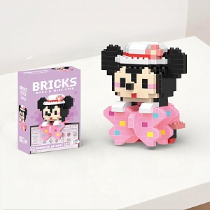 Конструктор "Briks" Мышка с бантиком №2605-02 (241 деталь)