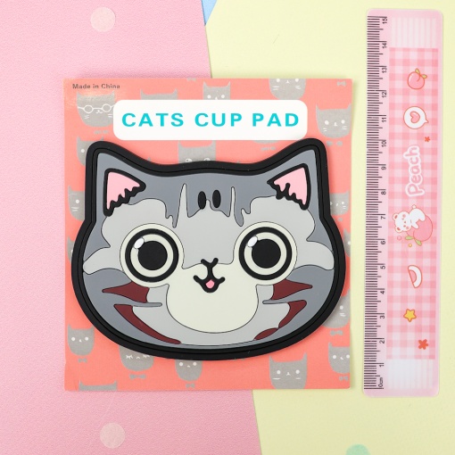 Подставка под кружку "Полосатый Кот" оптом
