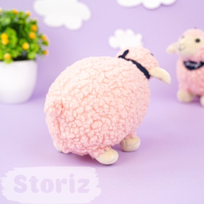Мягкая игрушка "Sheep" розовый, 20см