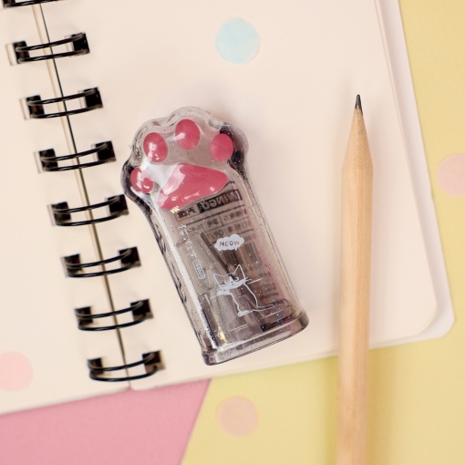 Точилка "Лапка" серый