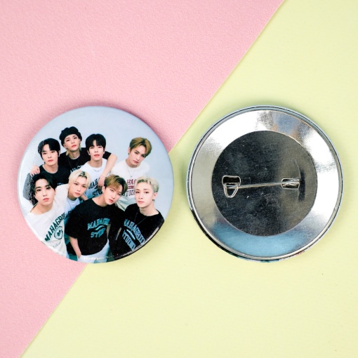 Значок круглый "K-pop" Stray Kids №3, 56мм