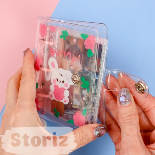 Альбом для карточек "Bunny" розовый 10,7х9,2см