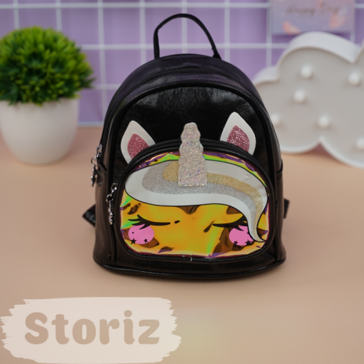 Рюкзак "Stylish unicorn" черный