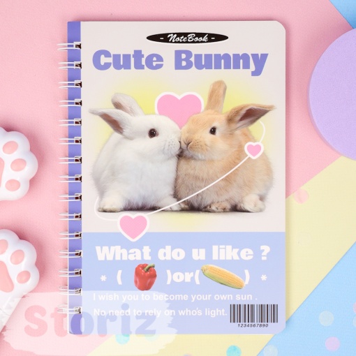 Блокнот на кольцах "Cute Banny" А5