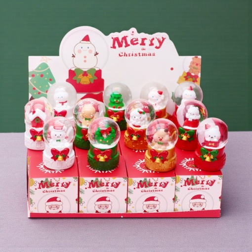 Snow globe Surprise "НГ Merry Christmas" с подсветкой, в асс-те 1шт оптом