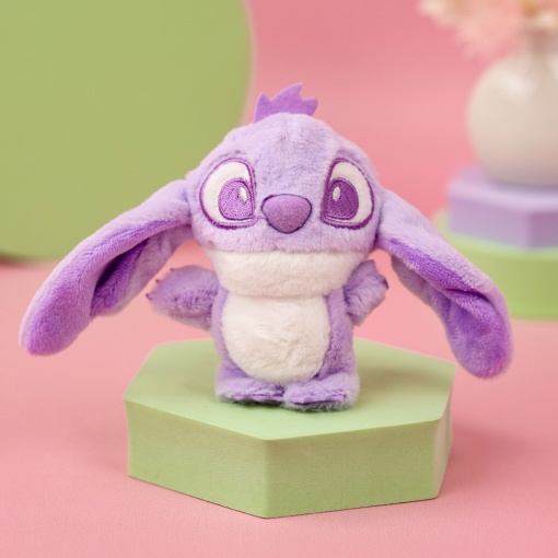 Мягкий брелок "Милый глазастик" №1, фиолетовый  12см