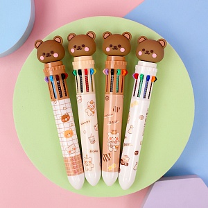 Ручка 10в1 "Bear" в ассортименте 1шт