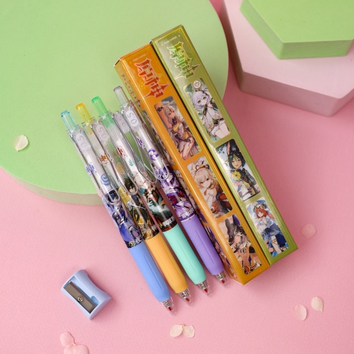 Набор ручек "Genshin Impact 6712" в шоу-боксе, 36шт